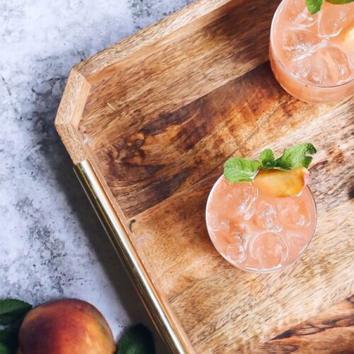 What goes with peach schnapps? Sure wine not