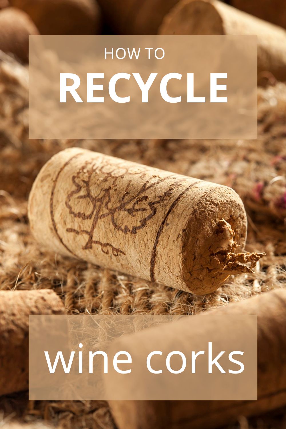 How to recycle wine corks Sure wine not